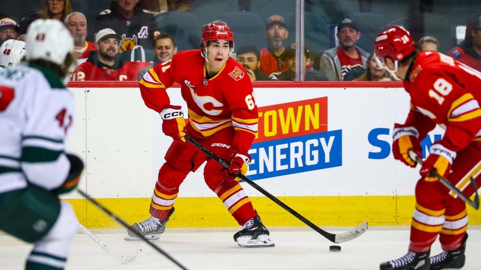 Aydar Suniev shines again, Flames beat Wild | Yardbarker