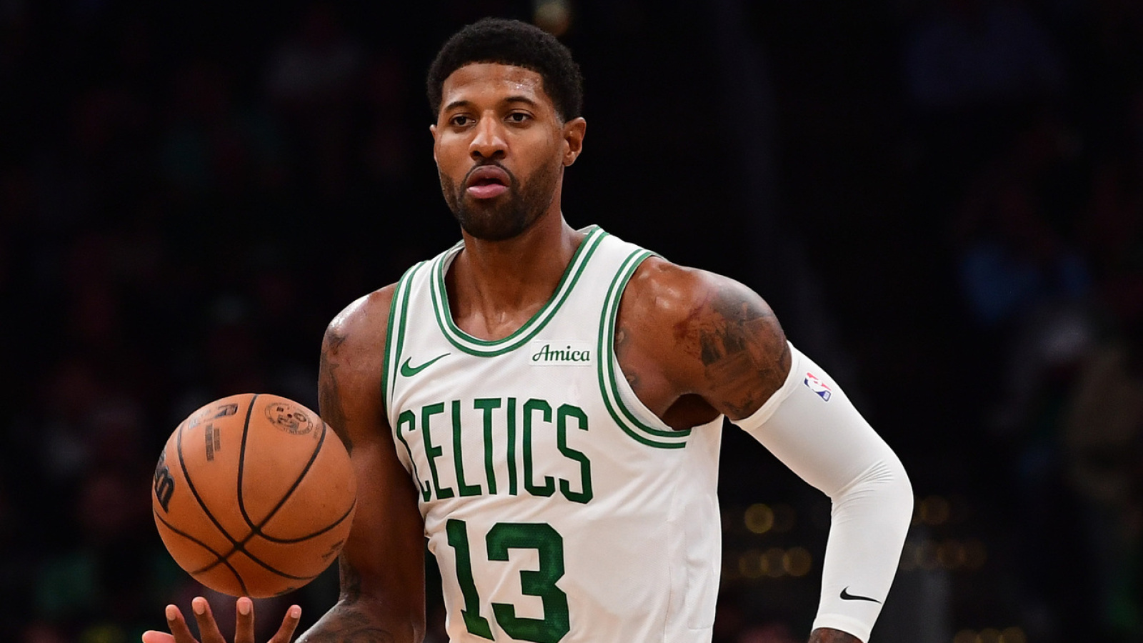 Paul George rediscovered ‘pop’ while making Celtics history in Boston debut