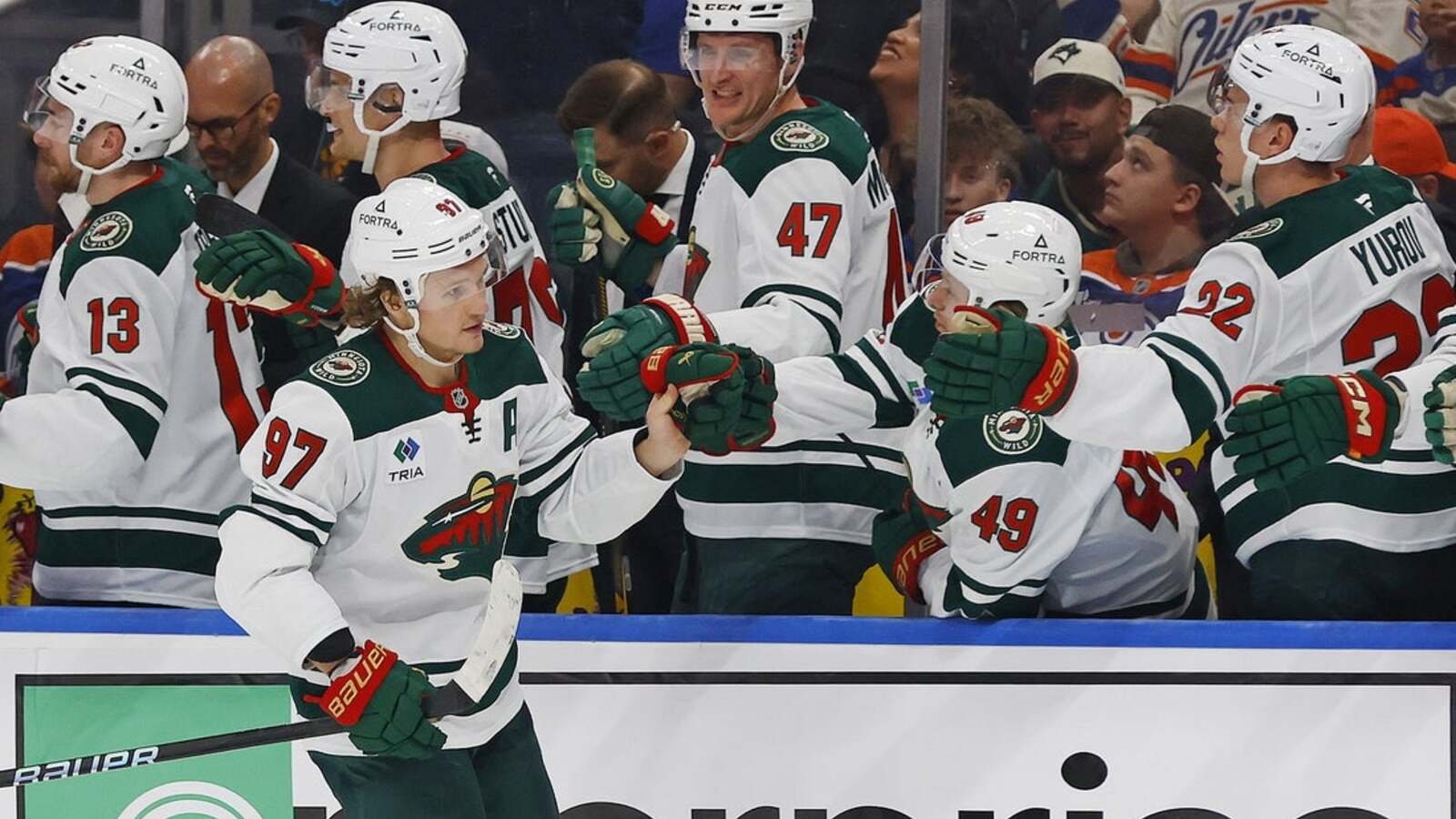 Wild’s top line likely to test Flames at both ends