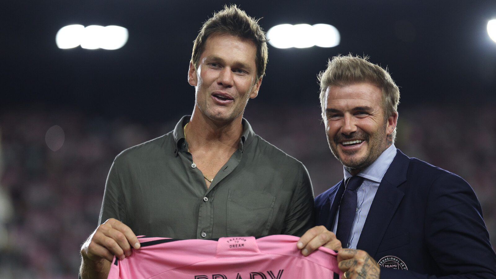 David Beckham and Tom Brady steal headlines as legendary duo celebrate Birmingham City’s goals