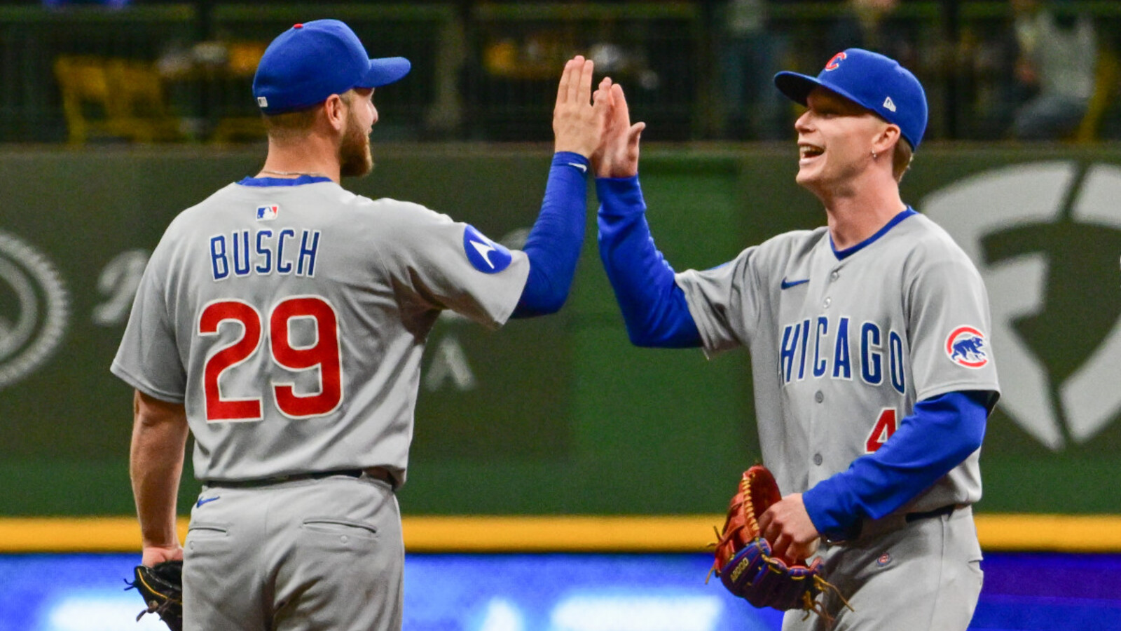 Cubs Hammer Brewers in Game One of Series