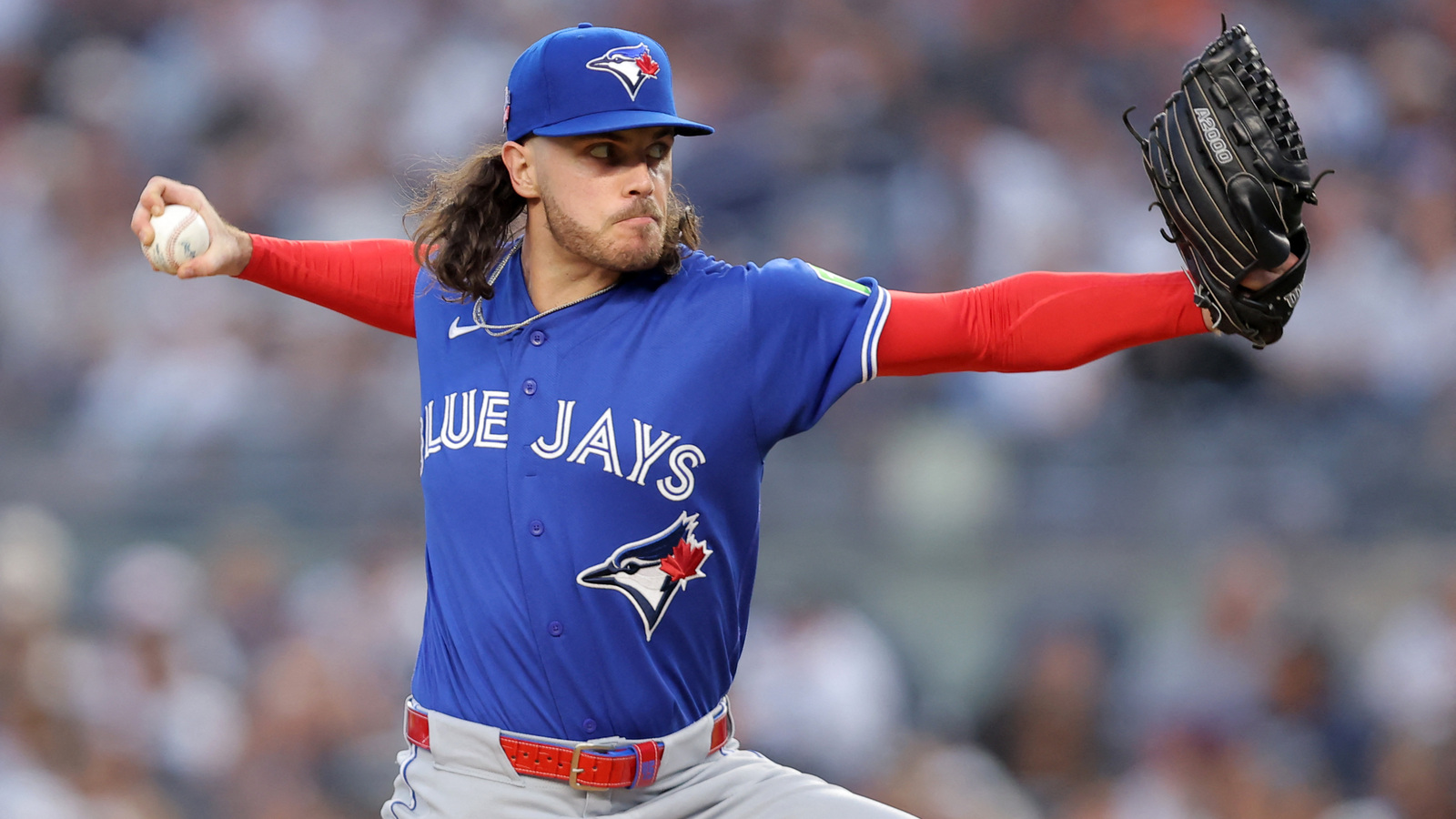 Spencer Arrighetti's struggles have continued since joining Blue Jays