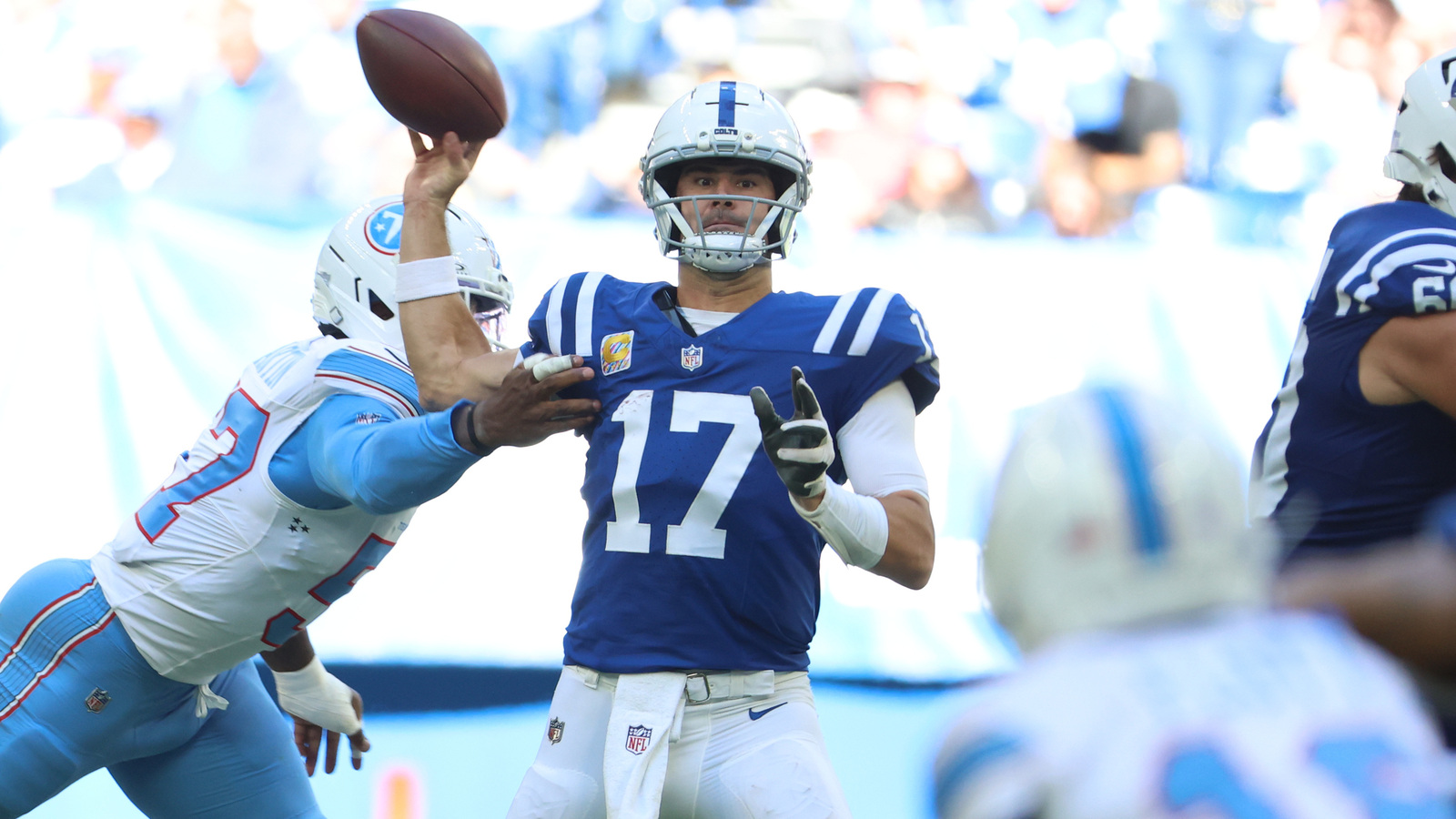 AFC Notes: Daniel Jones, Robert Saleh, Shane Steichen, Colts, Titans