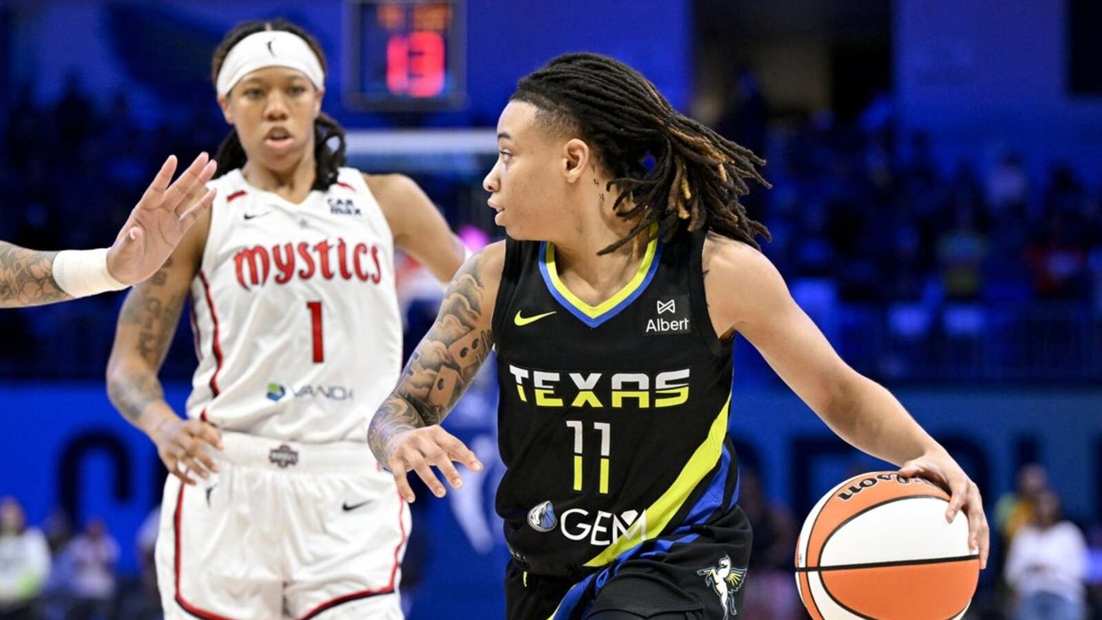 Wings start fast, get better of Mystics