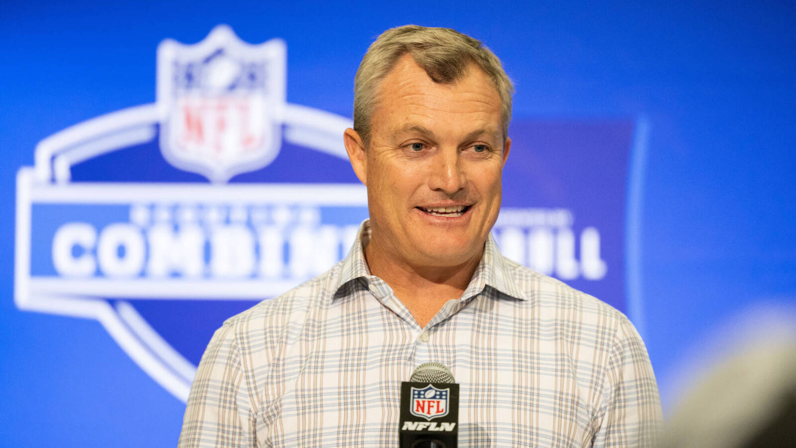 John Lynch discusses draft strategy following Day 1; Kyle Shanahan jokes about 49ers’ past misses