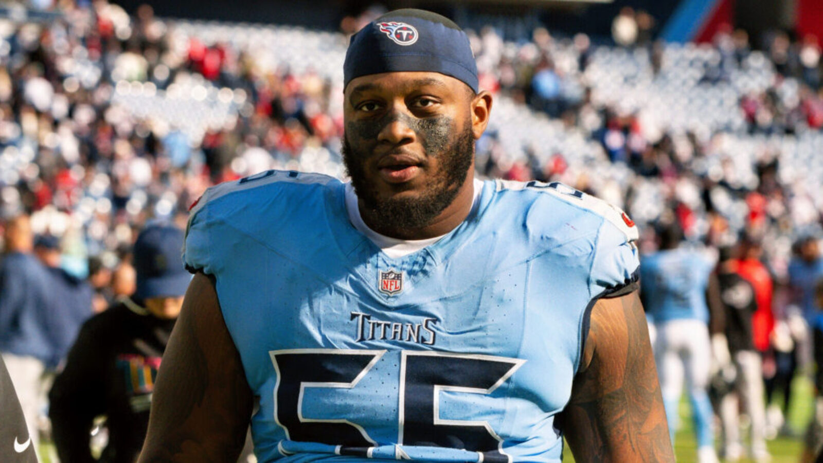 Titans’ JC Latham Breaks Silence After Teammate Was Cut For Trying To Pull A Gun On Him