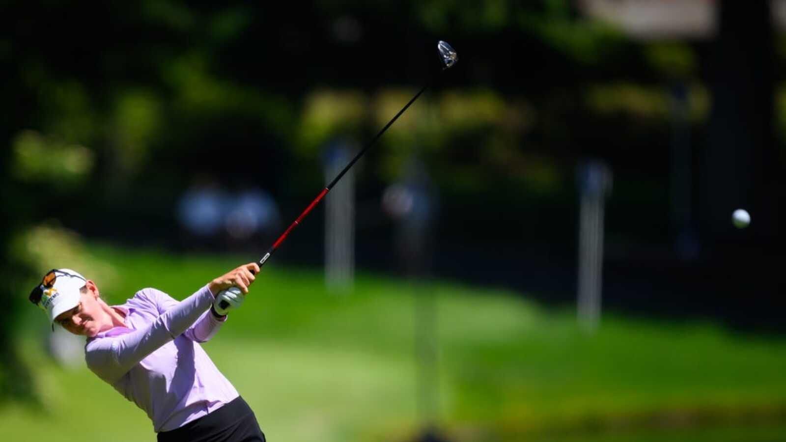 Sarah Schmelzel shares Women's PGA lead; Nelly Korda misses cut