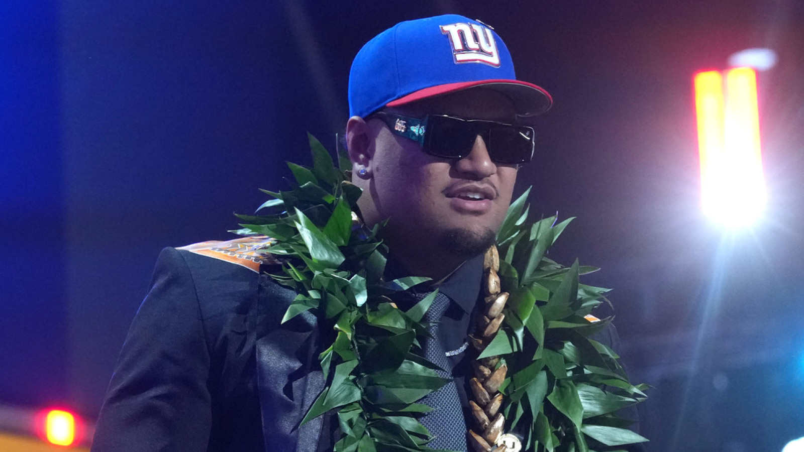 Francis Mauigoa makes passionate promise to Jaxson Dart after being drafted by Giants