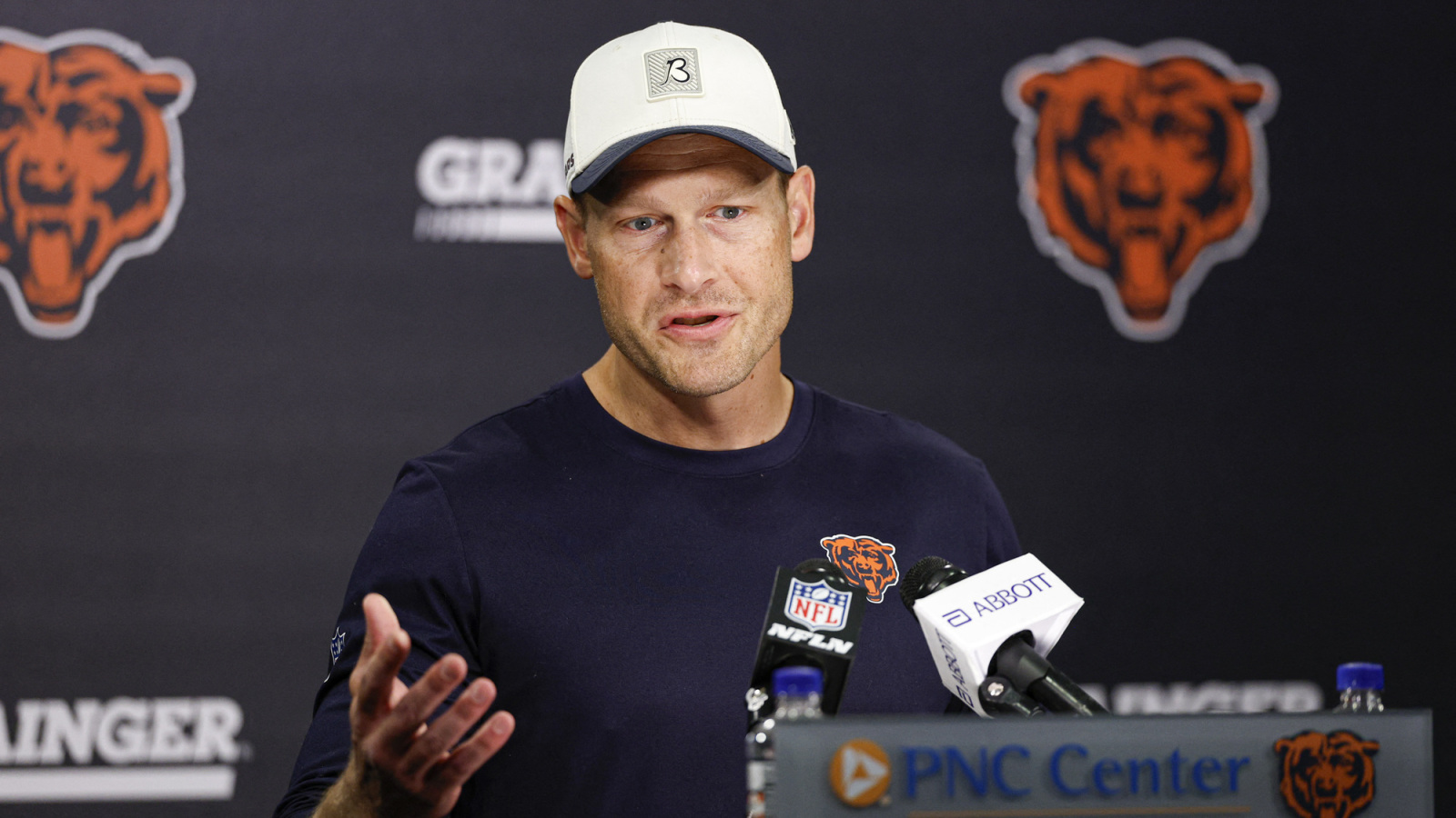 Bears' Ben Johnson Confident in Caleb Williams' Development