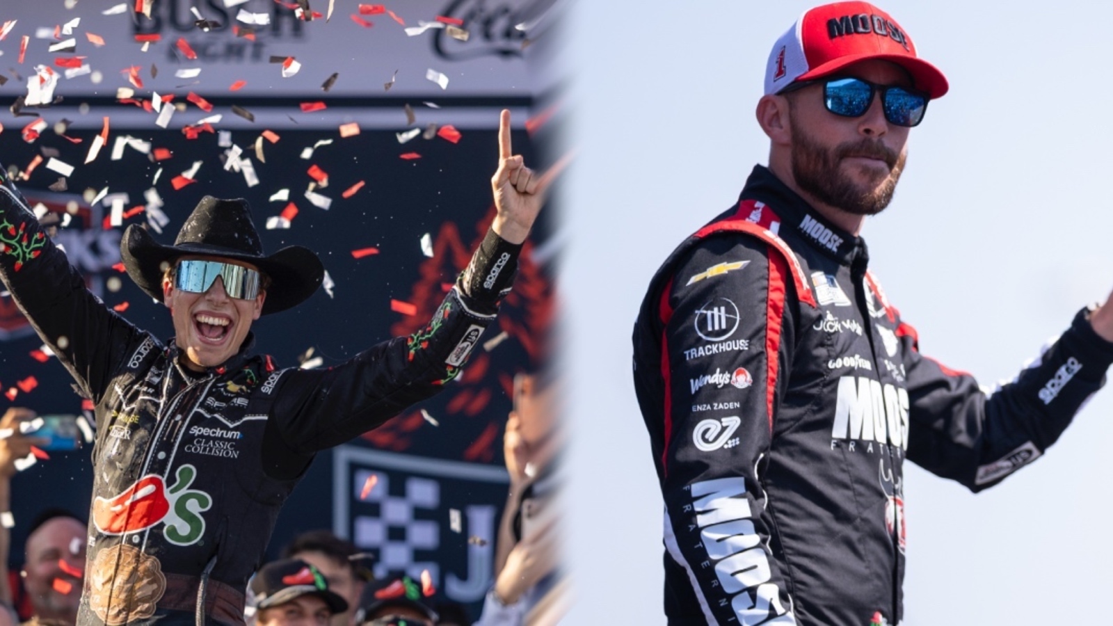 Denny Hamlin compares Carson Hocevar’s rise to Ross Chastain, questions staying power