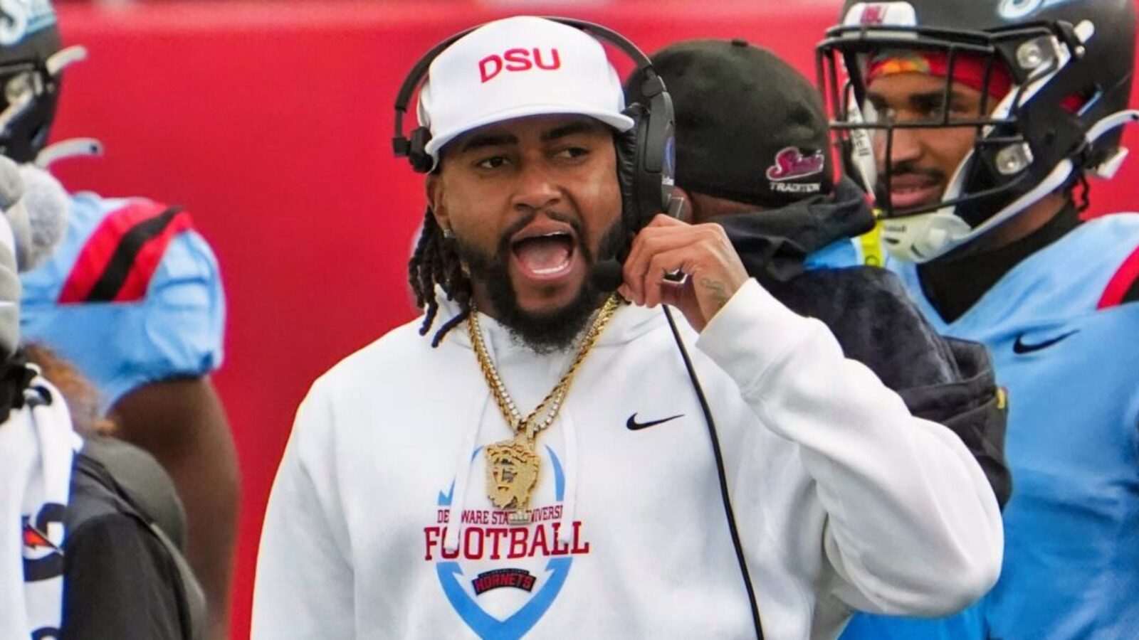 Eagles Legend & Delaware State HC DeSean Jackson Accused Of Assault & Using 'Gang-Associated Mentality' By Player Who Got KO’d And Had 12 Teeth Knocked Out