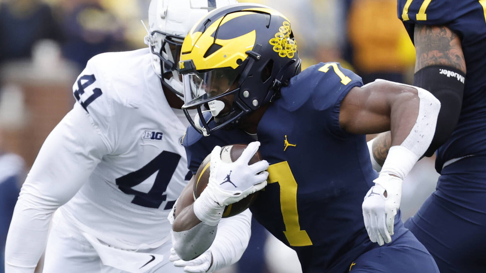 Michigan RBs Corum, Edwards 'go crazy' in win over Penn State Yardbarker
