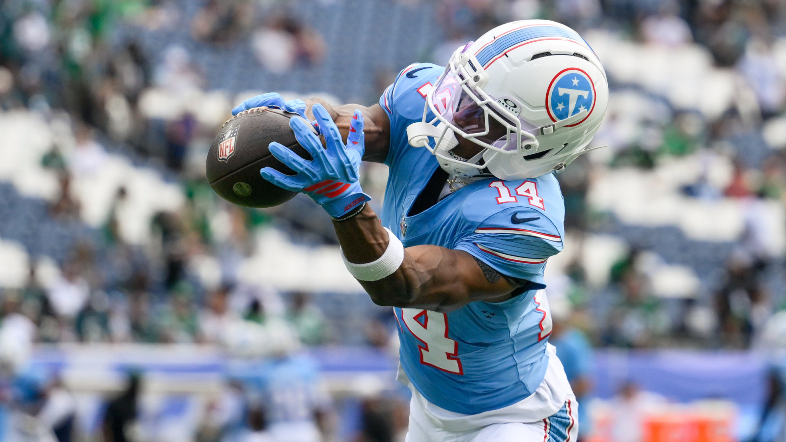 Carnell Tate addresses viral laughing moment after his fumble that ...