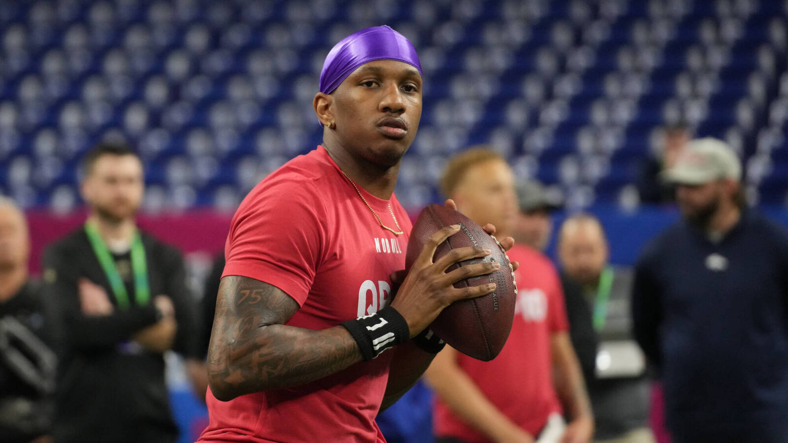 Michael Penix Jr. Shines as Top Quarterback at NFL Combine in