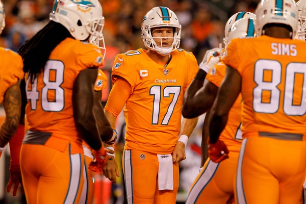 dolphins orange color rush