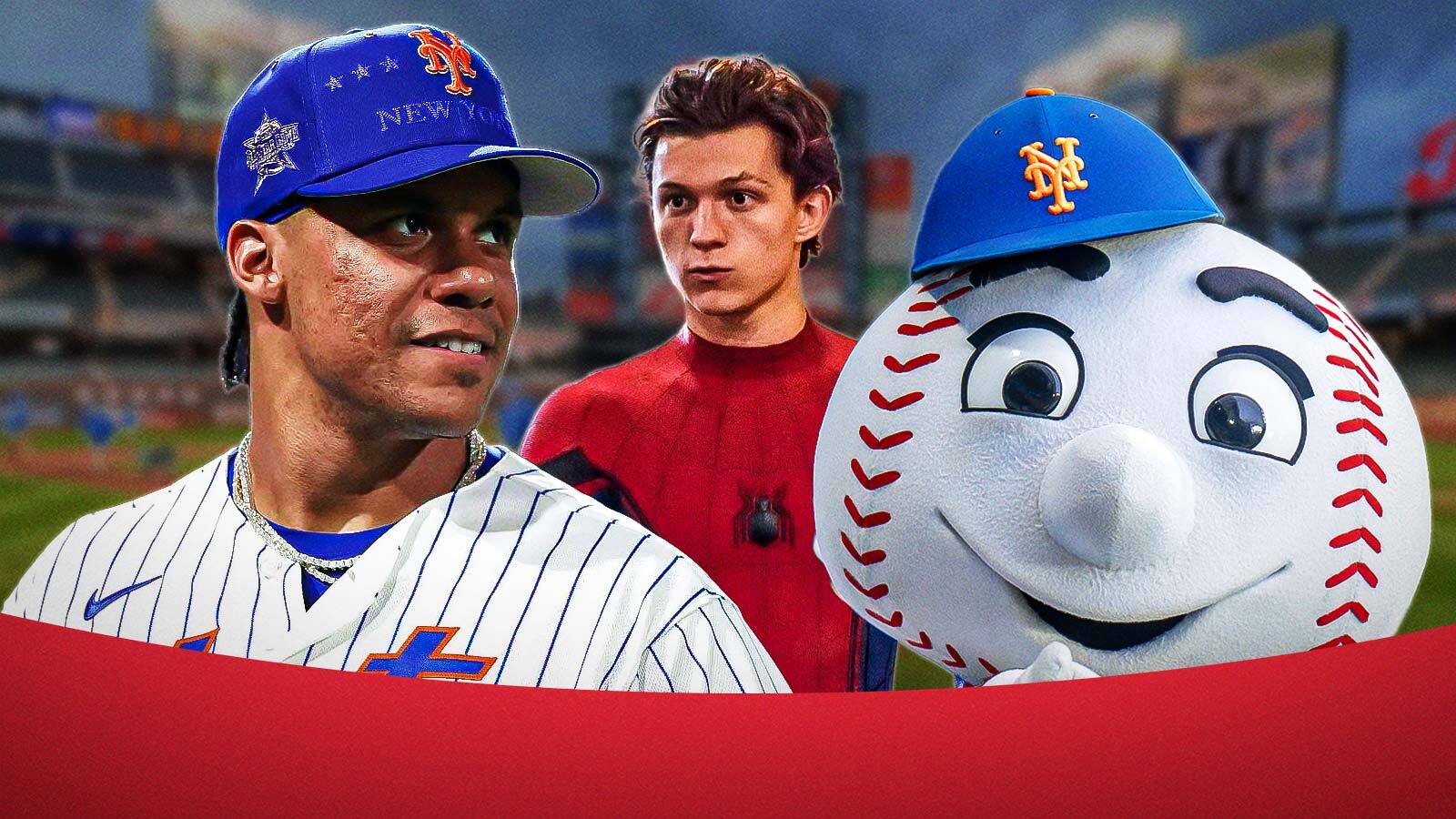Spider-Man meets Mr. Met, Juan Soto, in 'Brand New Day' commercial