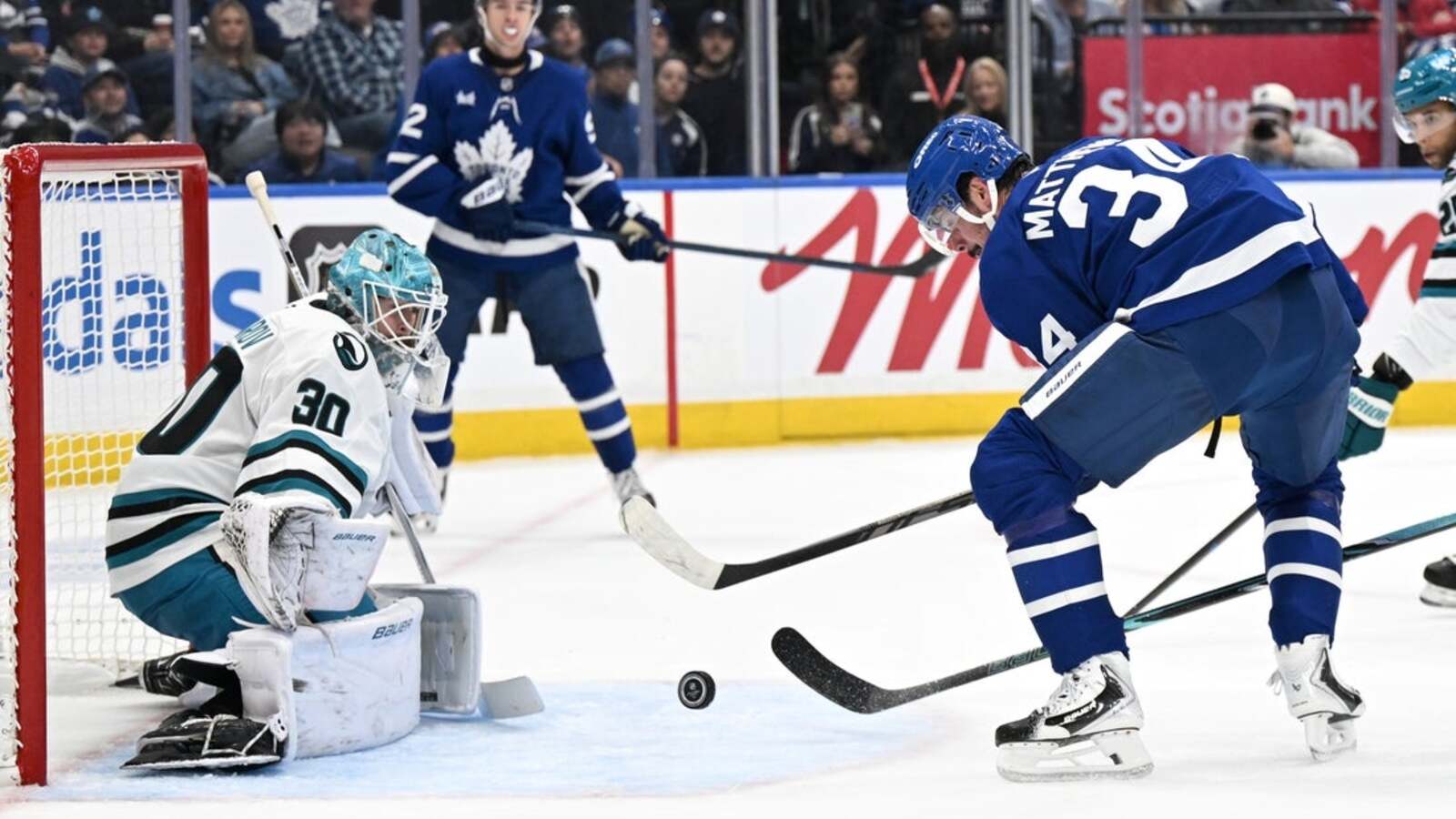 Gavin McKenna nets winning goal as Maple Leafs top Sharks