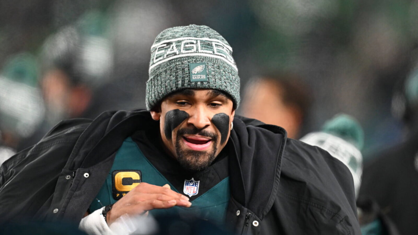 Image for 'I Must Try Not to Cry': Jalen Hurts’ Mom Overwhelmed by Emotional Gesture After Eagles QB’s Blood Clot Diagnosis