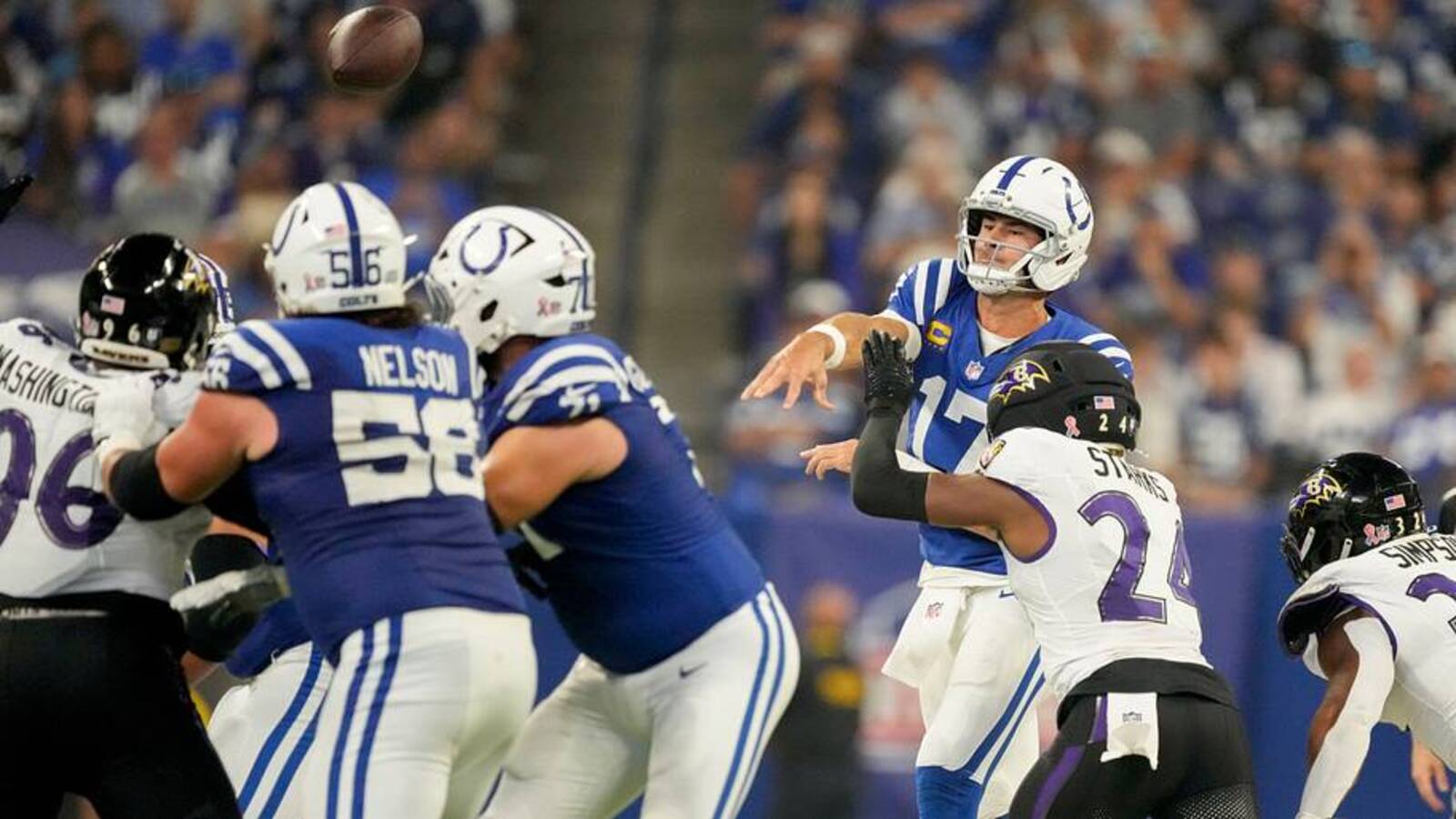 Colts Risers and Fallers in Living Nightmare vs. Ravens