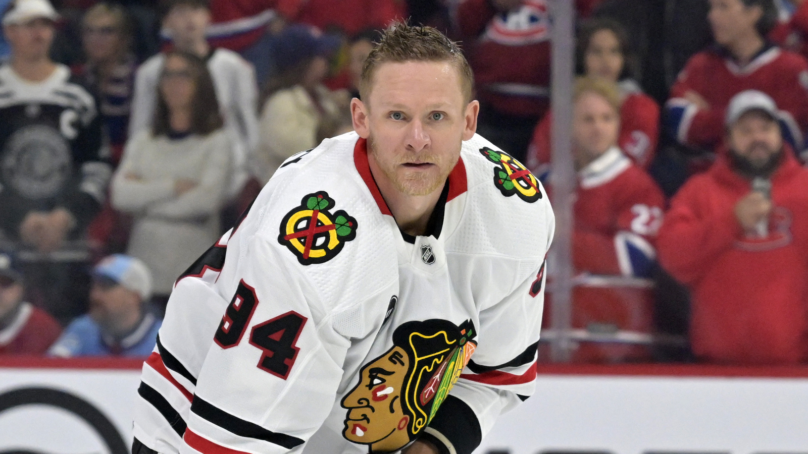Corey Perry skates on Oilers’ third line ahead of Saturday debut