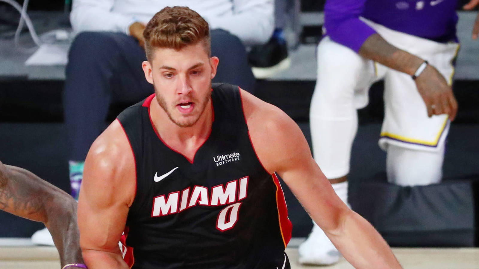 First look of Meyers Leonard in his 'equality' jersey! (Via  @hooper.visions) : r/heat
