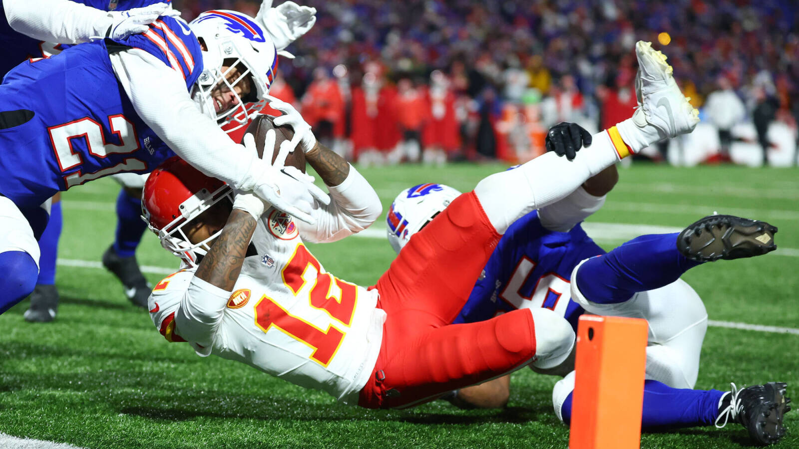 Bills win challenge after Chiefs fumble near goal line Yardbarker