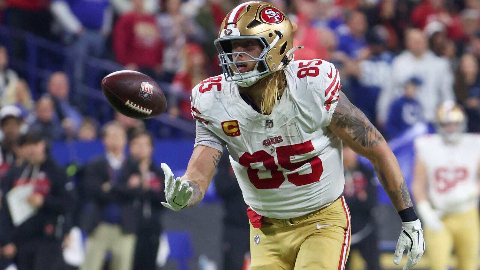 George Kittle is on the cusp of entering rare territory that will all but guarantee the 49ers tight end a Hall of Fame bust