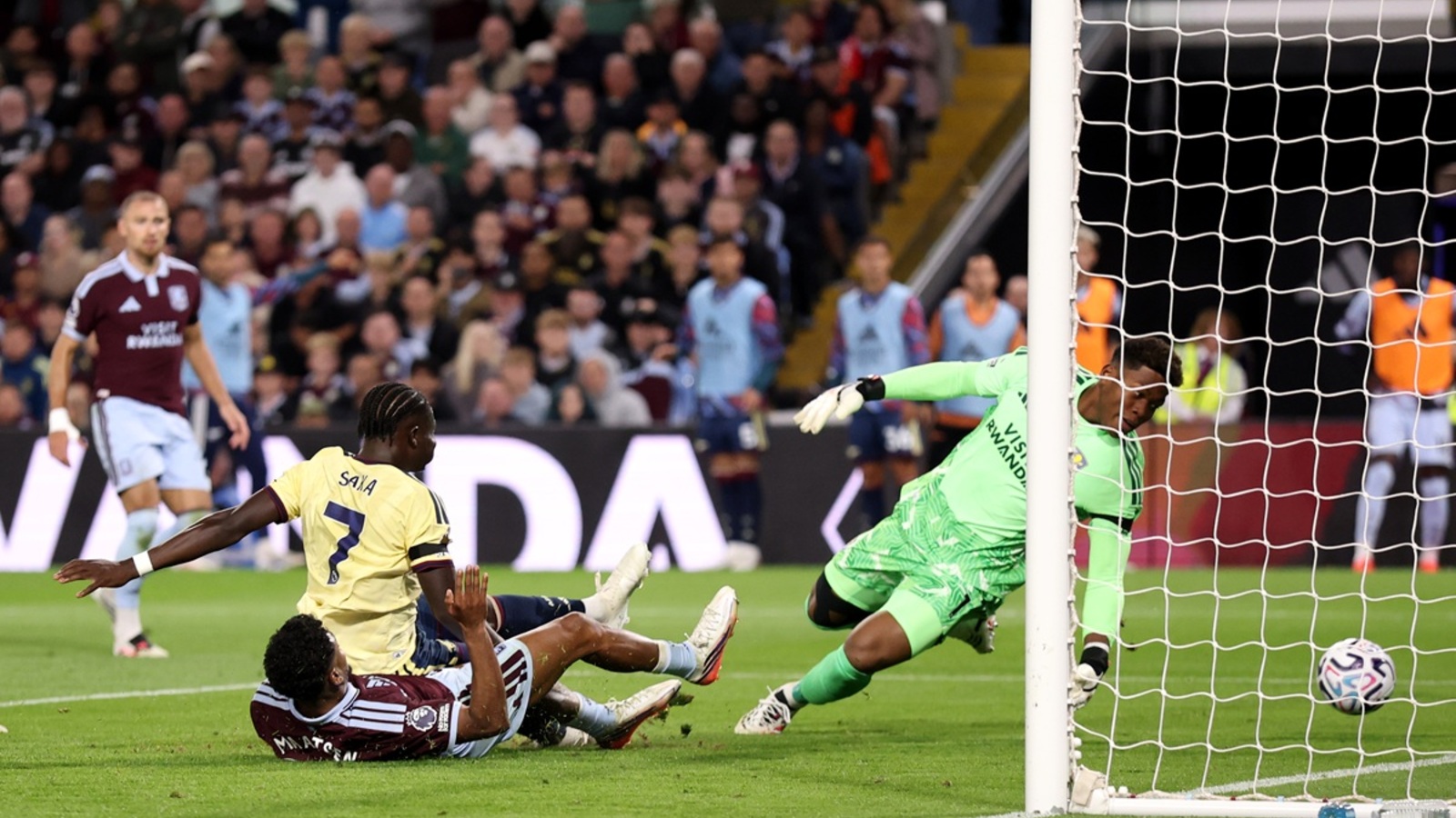 'One goal is normally enough' Saka reacts to Arsenal's win at Villa Park