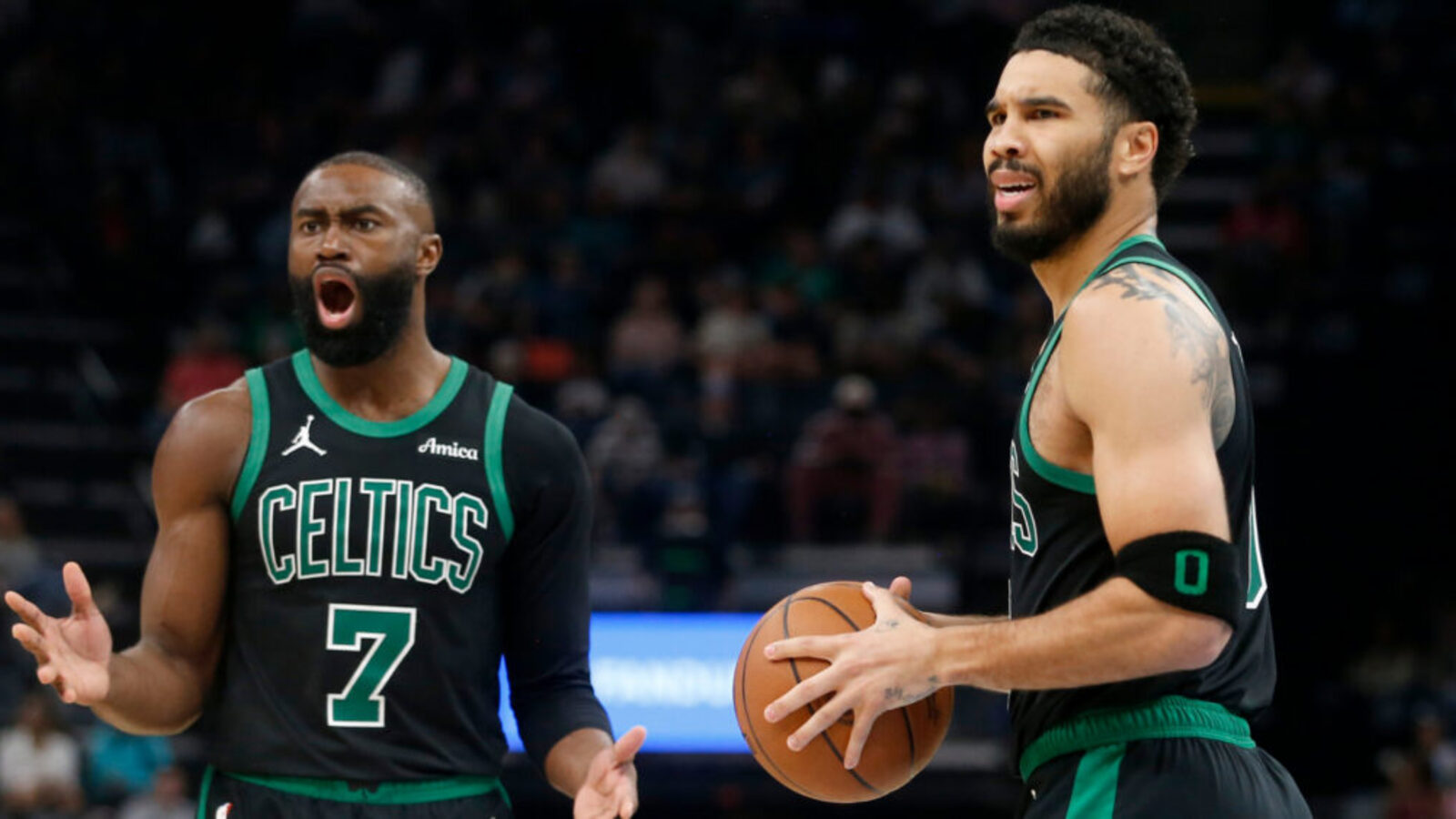 Kendrick Perkins Reveals Why He's Not Convinced Jayson Tatum and Jaylen Brown Are Close Off the Court