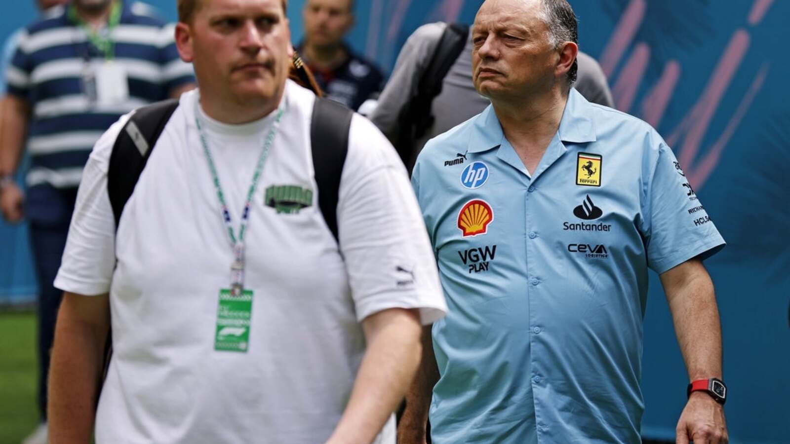 Ferrari boss Fred Vasseur hospitalized in Monaco