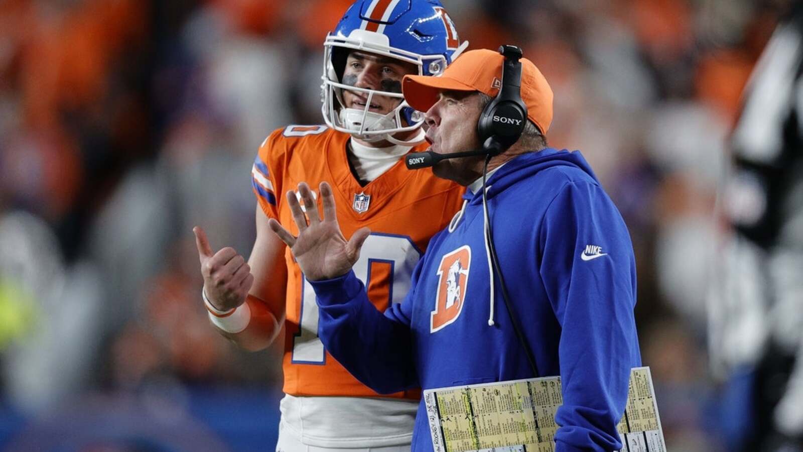 Broncos’ Sean Payton: No thought to replacing QB Bo Nix