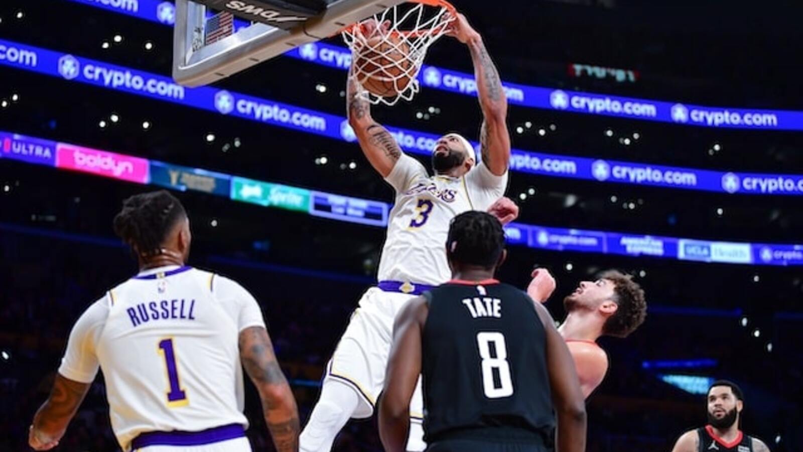 Anthony Davis & Austin Reaves Lead Victory Over Rockets; LeBron James ...
