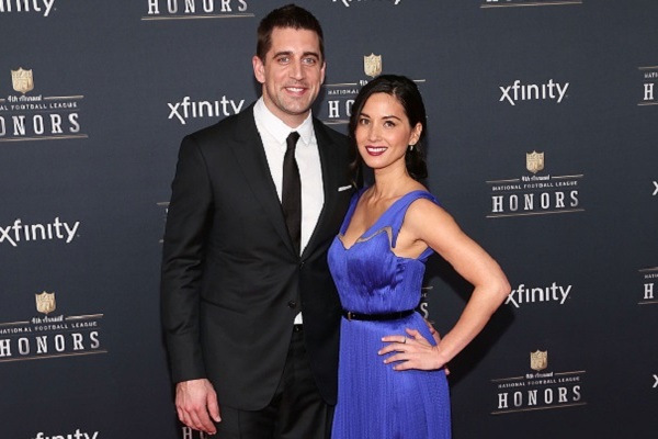  Aaron  Rodgers  girlfriend  Olivia Munn reportedly on the 
