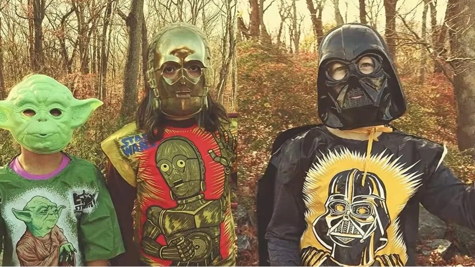 Industrial Light & Magic HQ with vintage 'Star Wars' costumes for Halloween