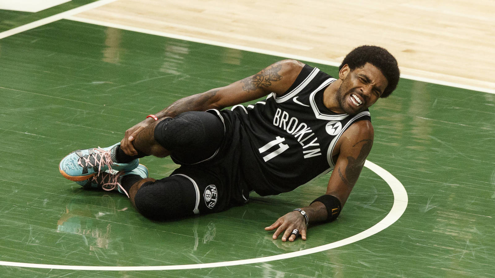 Nets' Kyrie Irving exits Game 4 vs. Bucks with ankle ...
