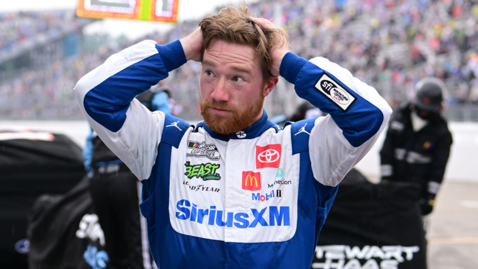 Tyler Reddick had heartbreaking reaction to loss at Nashville Tyler Reddick had heartbreaking reaction to loss at Nashville