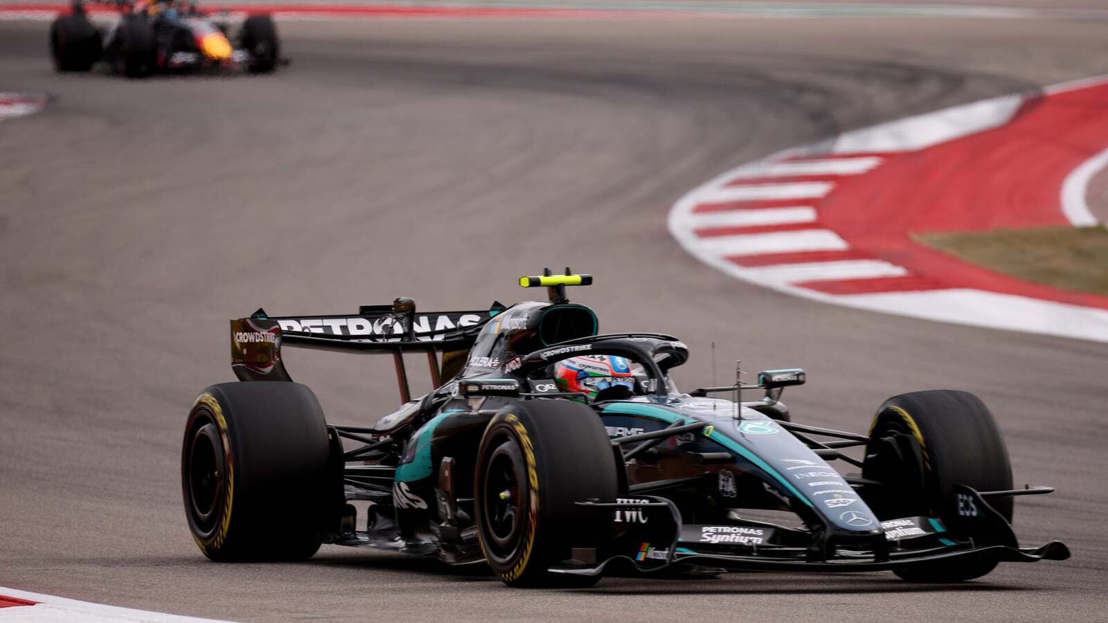 Kimi Antonelli wins the United States Grand Prix but has to wait to seal F1 world title