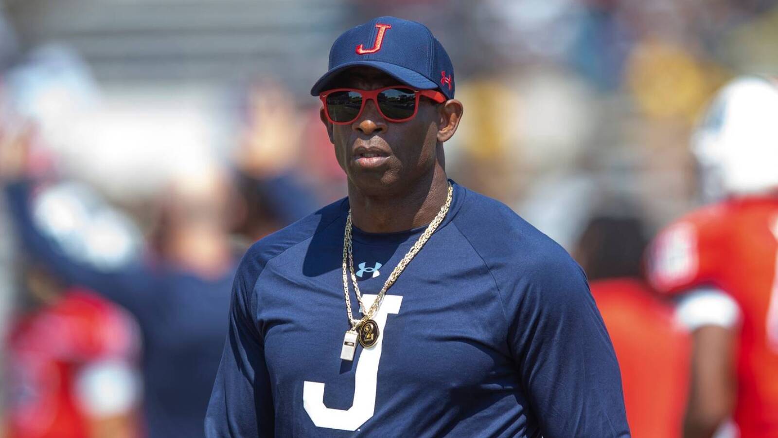 Watch Deion Sanders emotional in pregame speech to Jackson State Yardbarker