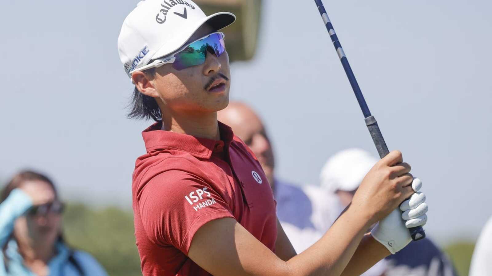 Min Woo Lee playing Masters after breaking finger in accident