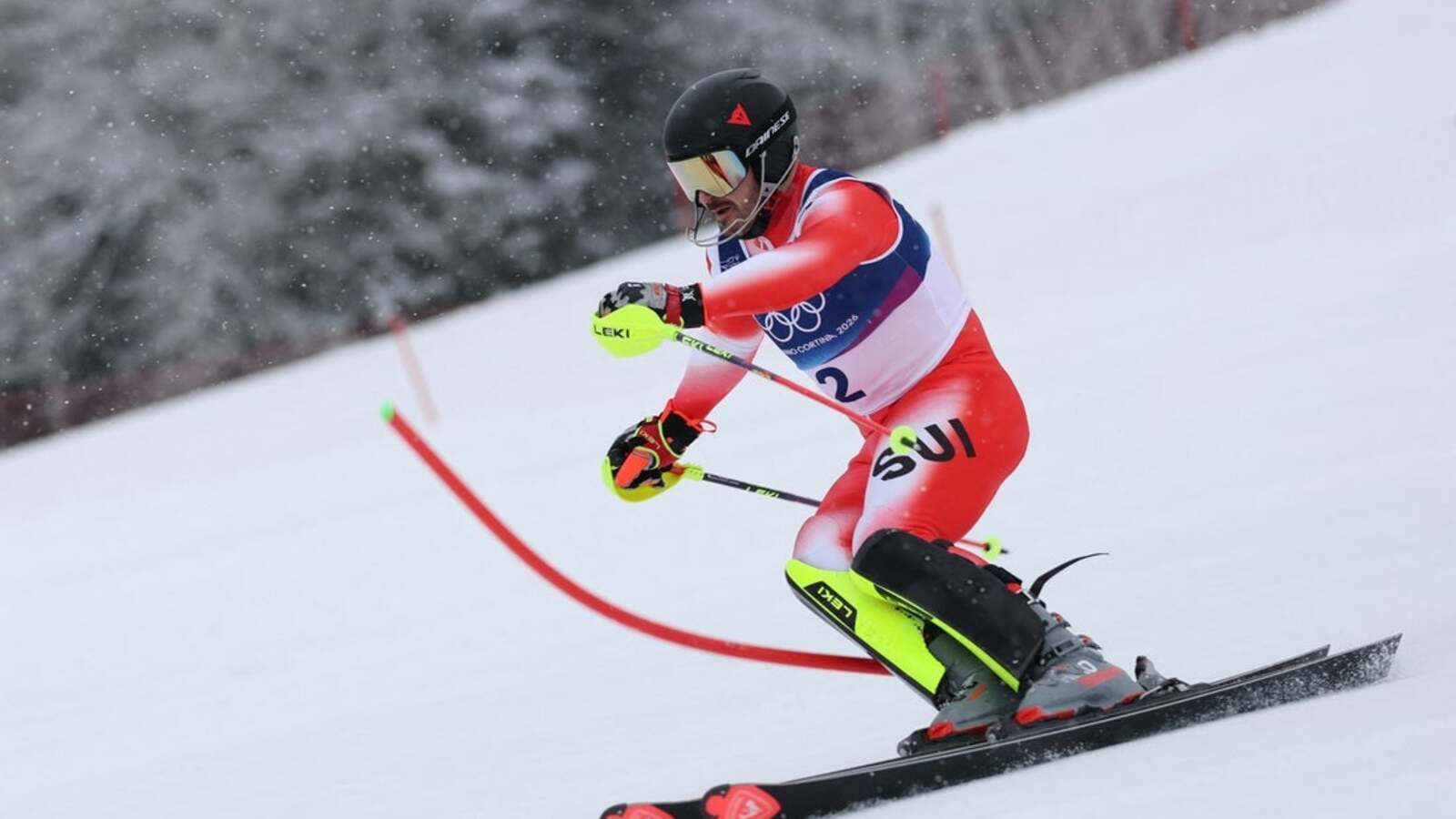 Loic Meillard wins Switzerland's 1st men's slalom gold since 1948