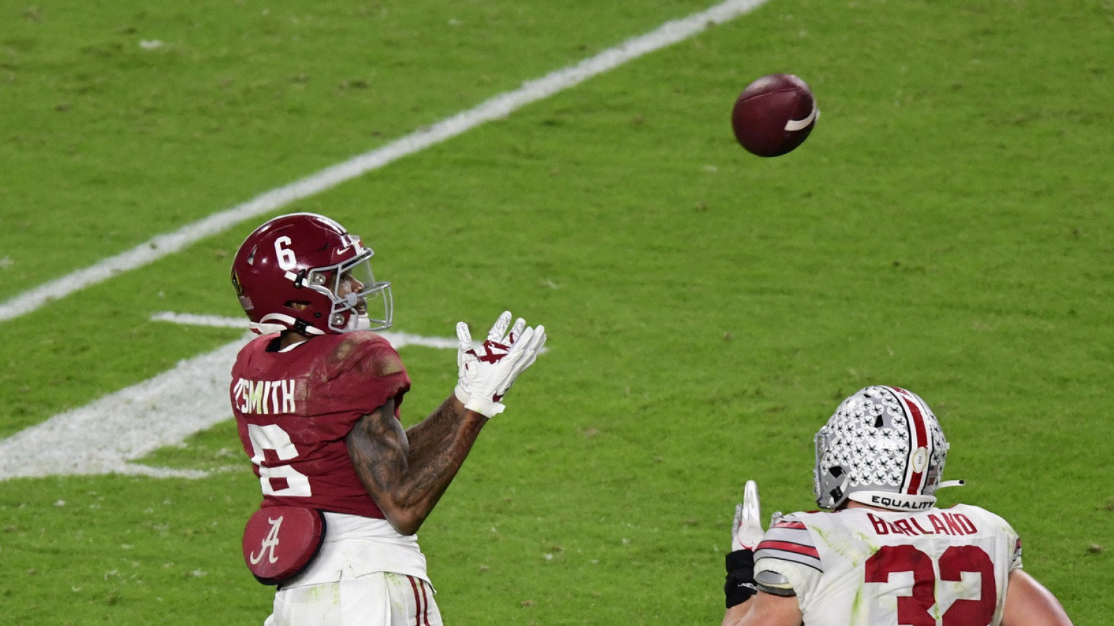 The 'CFP-era receiving touchdown leaders' quiz | Yardbarker