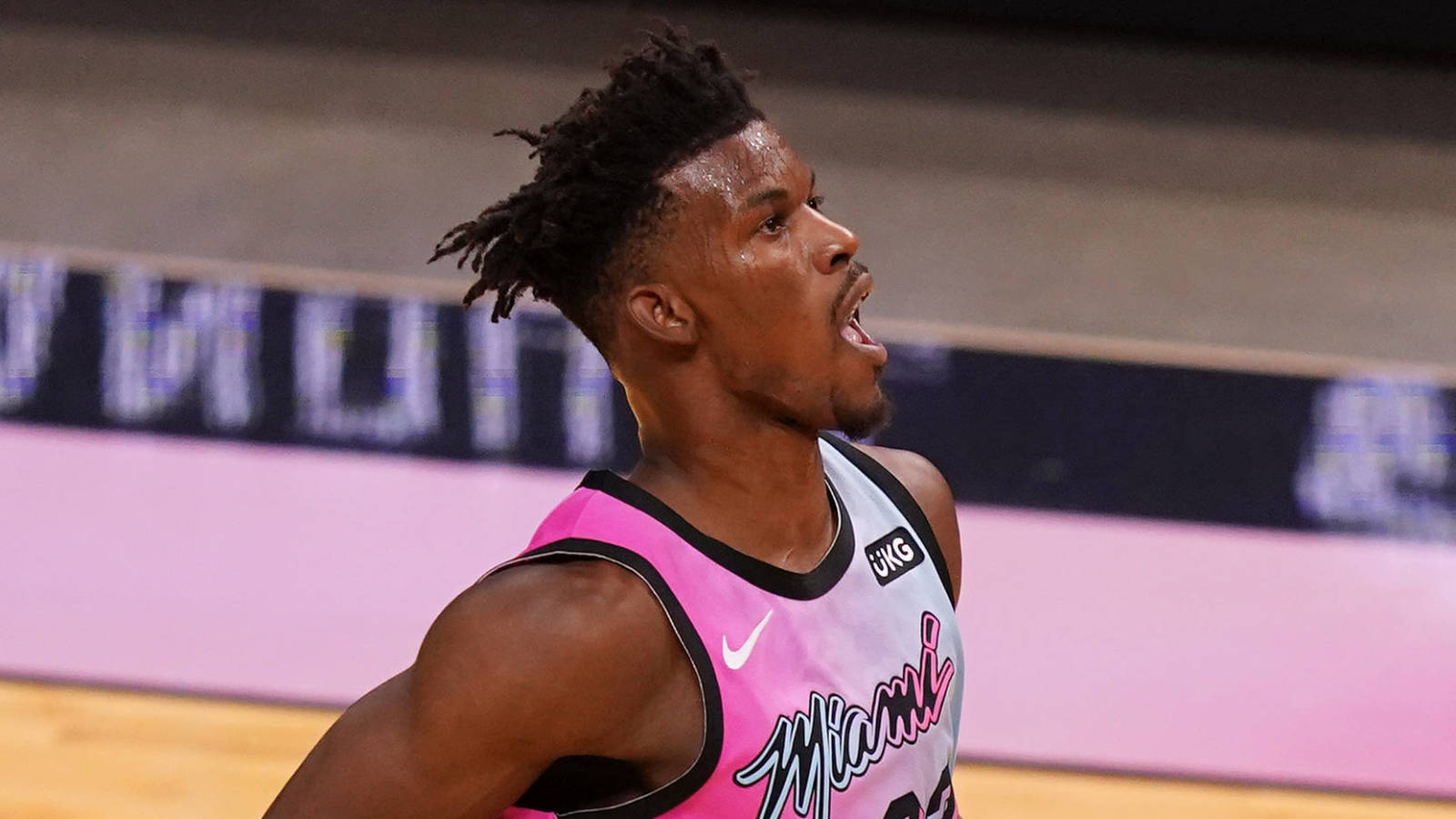 jimmy butler jersey pink