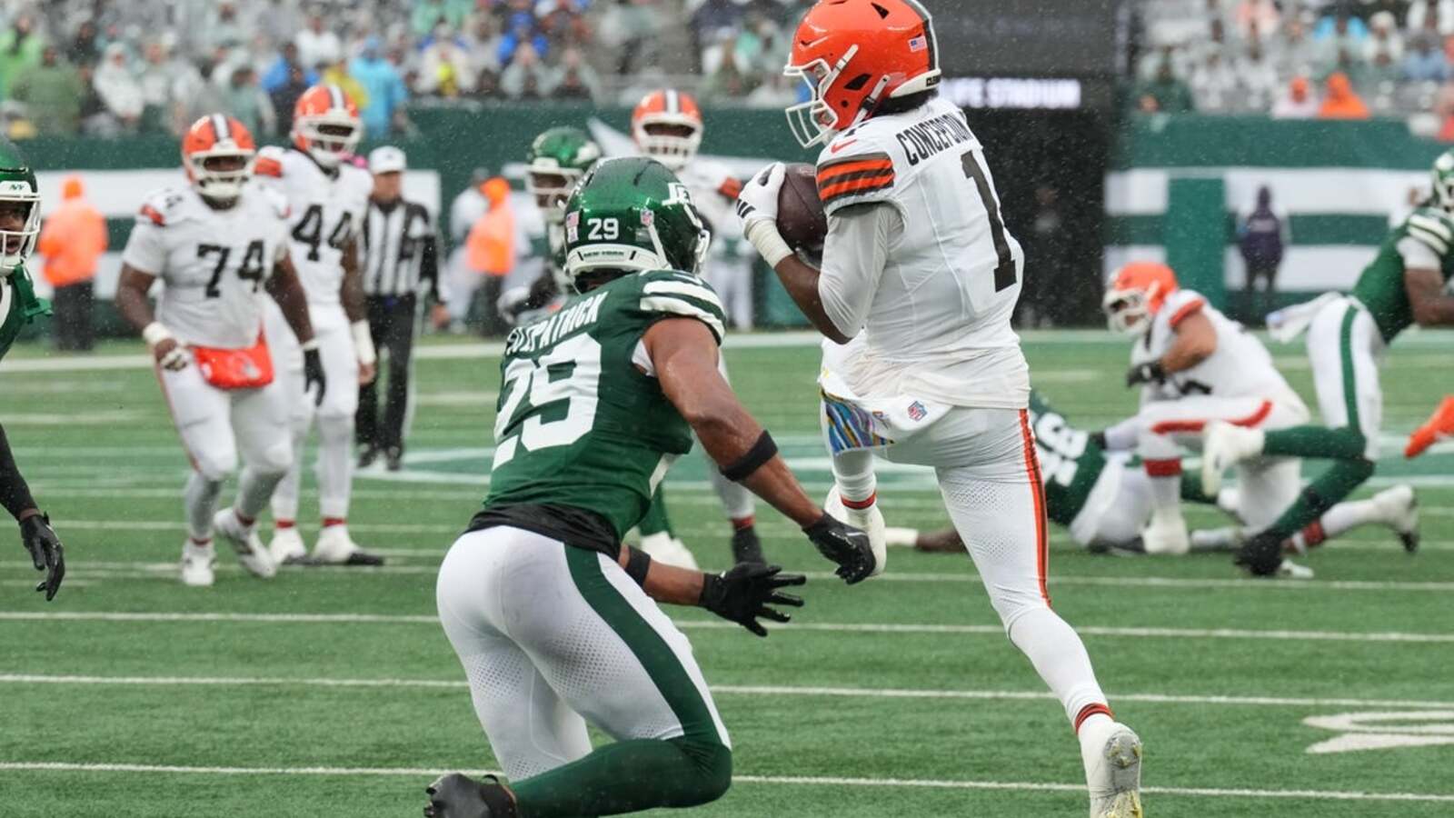 Browns Rookie WR KC Concepcion Injured in Loss to Jets