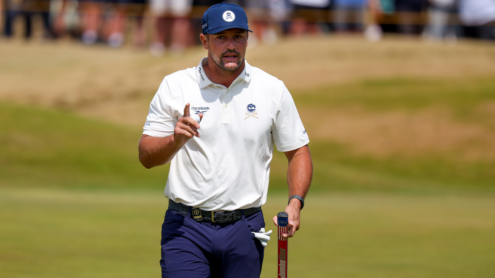 Bryson DeChambeau is fired up following two-stroke penalty