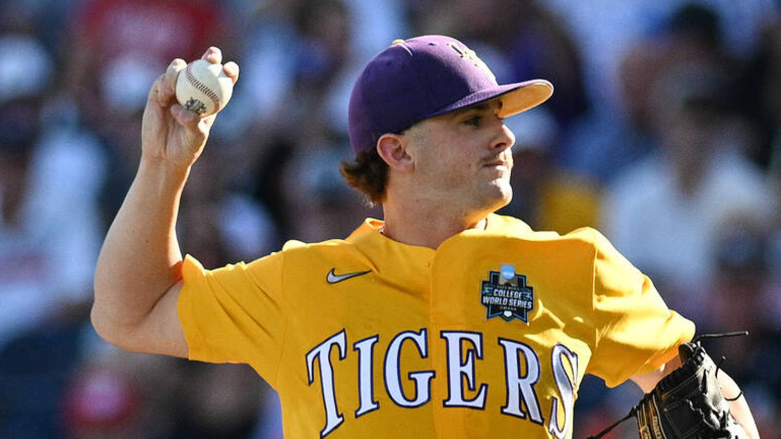 LSU pitcher ties CWS record with 17 Ks in Game 1 win Yardbarker