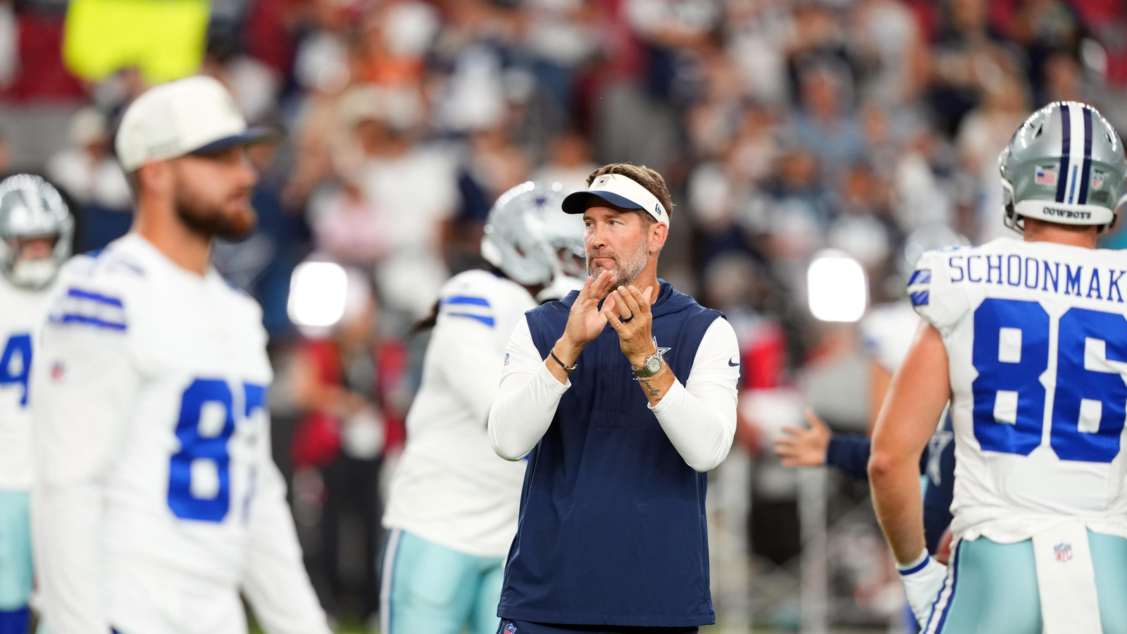 Brian Schottenheimer Details Cowboys' Process For Final Roster Cuts