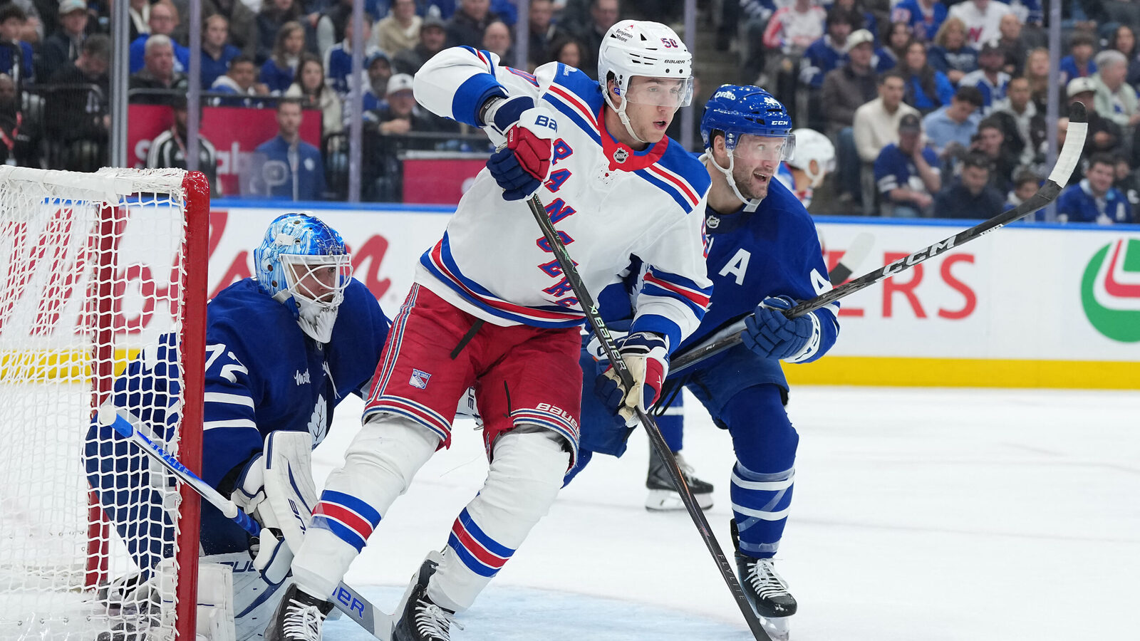 Morgan Rielly praises efforts of fourth line, defensive partner Troy Stecher following thrilling win vs. Rangers