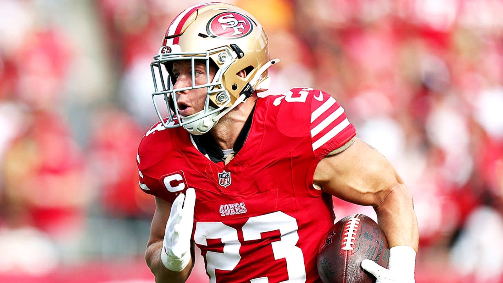 49ers coach praises 10th-year RB Christian McCaffrey: 'He looks really good this camp'