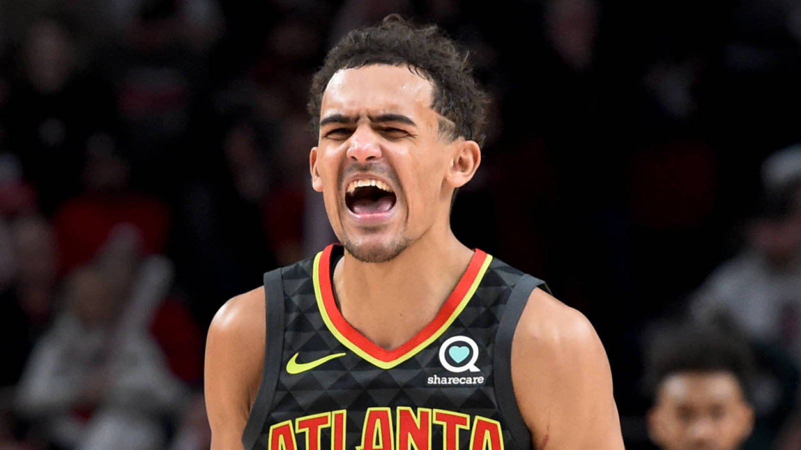 Watch: Trae Young with filthy nutmeg of Ricky Rubio