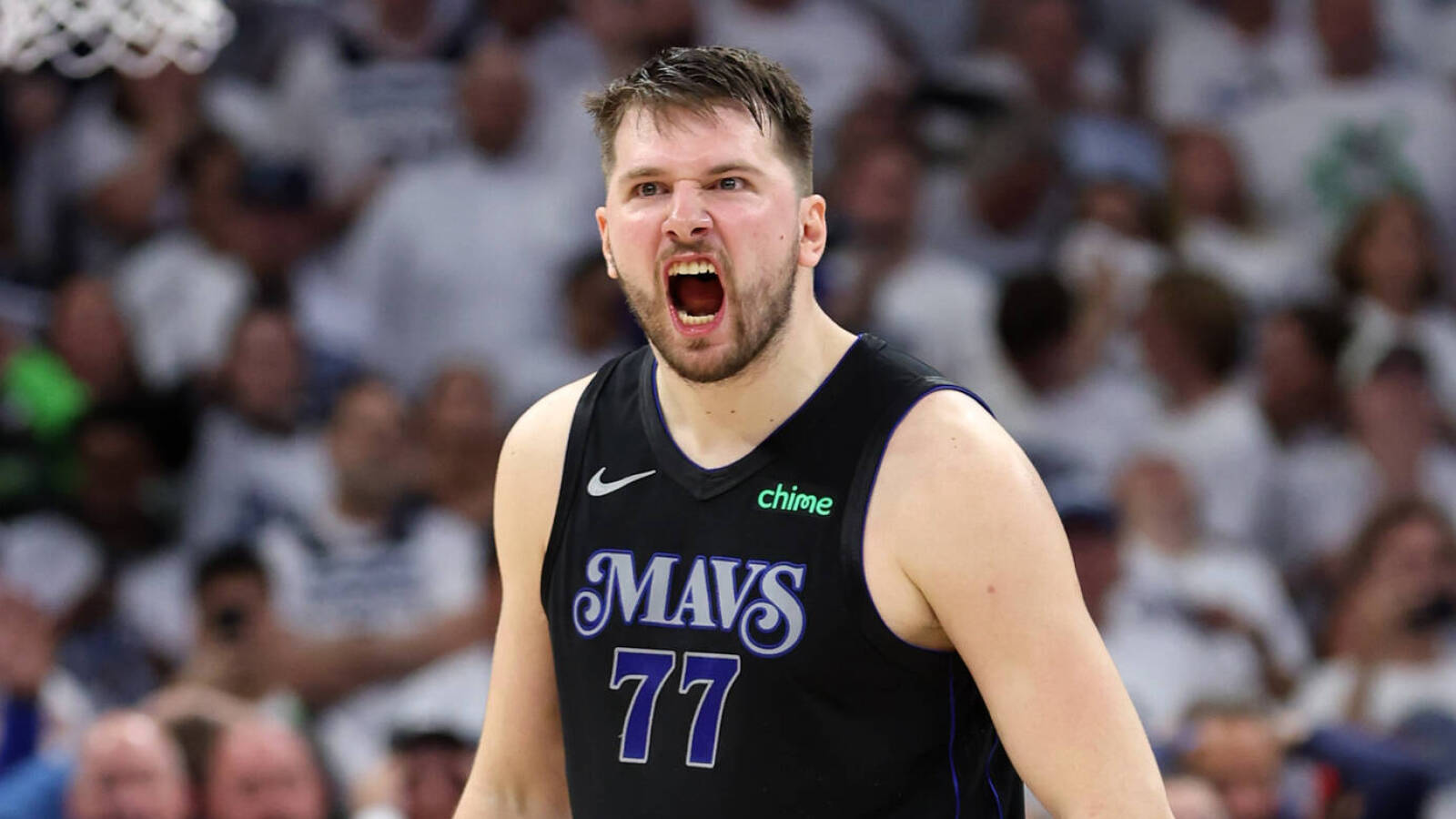 Watch: Luka Doncic had words for Rudy Gobert after game-winner in Game